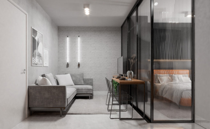 Imagem Apartamento com 1 Quarto à Venda, 35 m² em água Verde - Curitiba Imagem Apartamento com 1 Quarto à Venda, 35 m² em água Verde - Curitiba