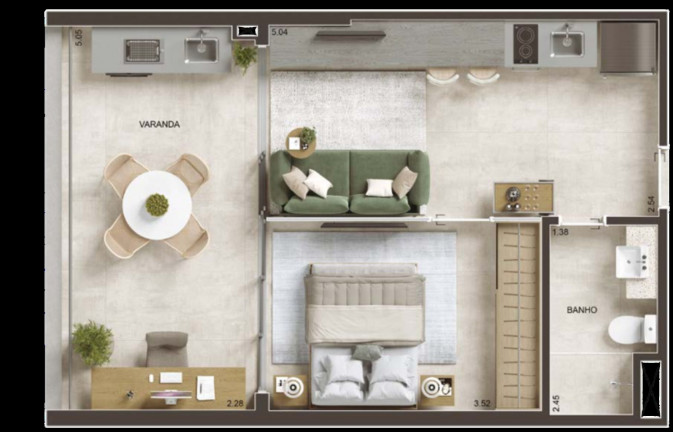 Imagem Imóvel com 1 Quarto à Venda, 45 m² em Copacabana - Rio De Janeiro Imagem Imóvel com 1 Quarto à Venda, 45 m² em Copacabana - Rio De Janeiro
