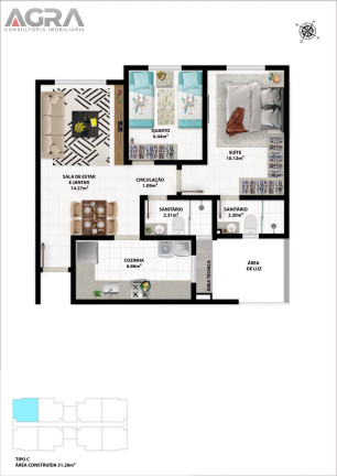 Imagem Apartamento com 2 Quartos à Venda, 45 m² em Alto Do Candeias - Vitória Da Conquista Imagem Apartamento com 2 Quartos à Venda, 45 m² em Alto Do Candeias - Vitória Da Conquista