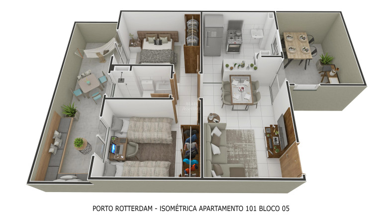 Imagem Apartamento com 2 Quartos à Venda, 42 m² em Rondônia - Novo Hamburgo Imagem Apartamento com 2 Quartos à Venda, 42 m² em Rondônia - Novo Hamburgo