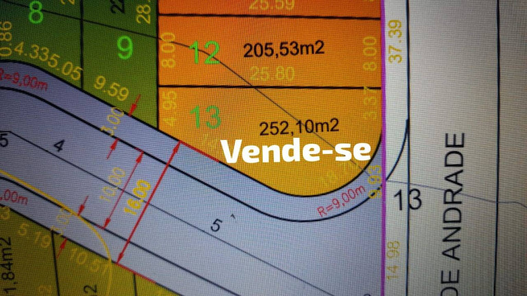 Imagem Terreno à Venda, 252 m² em Andradina Imagem Terreno à Venda, 252 m² em Andradina