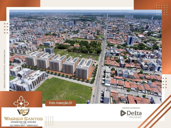 Imagem Apartamento com 2 Quartos à Venda, 57 m² em Jardim Cidade Universitária - João Pessoa