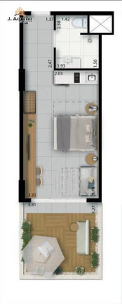 Imagem Apartamento com 1 Quarto à Venda, 27 m² em Meireles - Fortaleza