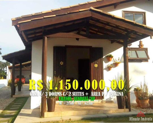 Imagem Casa com 3 Quartos à Venda, 211 m² em Traviú - Jundiaí Imagem Casa com 3 Quartos à Venda, 211 m² em Traviú - Jundiaí