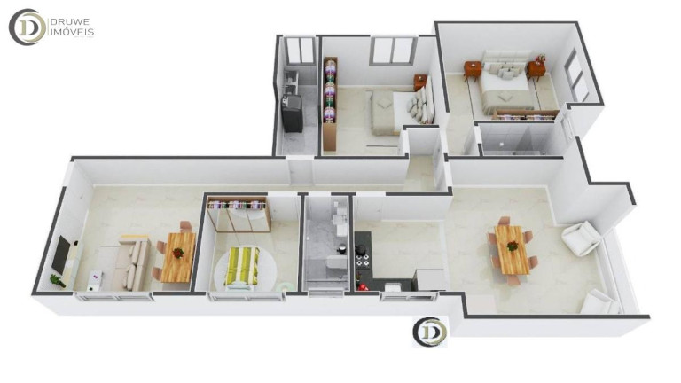 Imagem Apartamento com 3 Quartos à Venda, 90 m² Imagem Apartamento com 3 Quartos à Venda, 90 m²