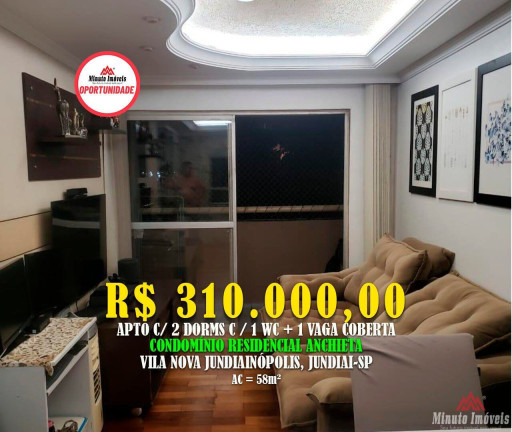 Imagem Apartamento com 2 Quartos à Venda, 59 m² em Vila Nova Jundiainópolis - Jundiaí Imagem Apartamento com 2 Quartos à Venda, 59 m² em Vila Nova Jundiainópolis - Jundiaí