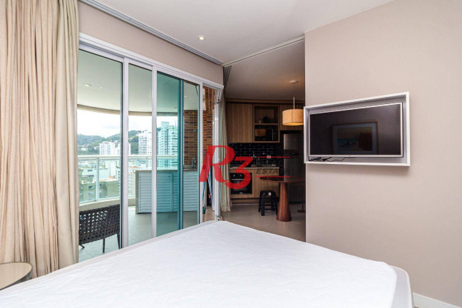 Imagem Apartamento com 1 Quarto para Alugar, 45 m² em Pompéia - Santos Imagem Apartamento com 1 Quarto para Alugar, 45 m² em Pompéia - Santos