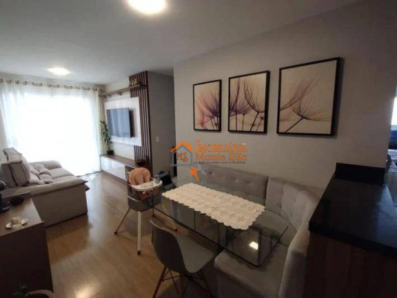 Apartamento com 3 Quartos à Venda, 75 m² em Picanco - Guarulhos