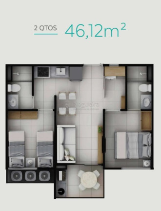 Imagem Apartamento com 2 Quartos à Venda, 46 m² em Carneiros - Tamandaré Imagem Apartamento com 2 Quartos à Venda, 46 m² em Carneiros - Tamandaré