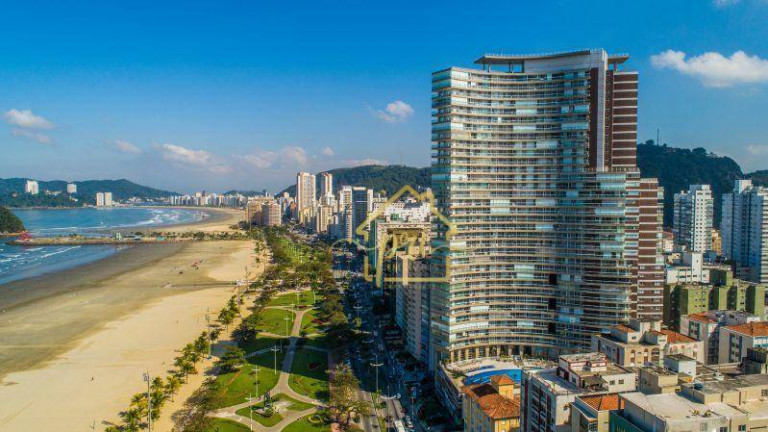 Imagem Apartamento com 1 Quarto à Venda, 54 m² em Gonzaga - Santos