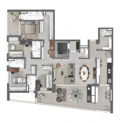 Imagem Apartamento com 4 Quartos à Venda, 189 m² em Brooklin Paulista - São Paulo Imagem Apartamento com 4 Quartos à Venda, 189 m² em Brooklin Paulista - São Paulo
