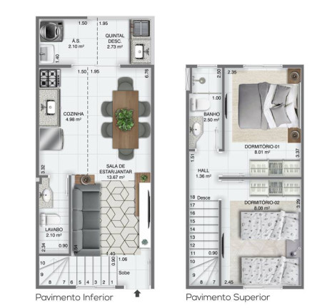 Imagem Sobrado com 2 Quartos à Venda, 52 m² em Tupi - Praia Grande Imagem Sobrado com 2 Quartos à Venda, 52 m² em Tupi - Praia Grande