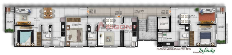 Imagem Apartamento com 1 Quarto à Venda, 39 m² em Camobi - Santa Maria Imagem Apartamento com 1 Quarto à Venda, 39 m² em Camobi - Santa Maria