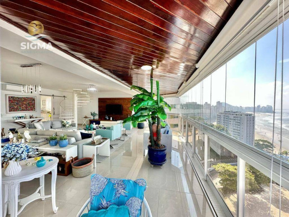 Imagem Cobertura com 6 Quartos à Venda, 450 m² em Jardim Astúrias - Guarujá Imagem Cobertura com 6 Quartos à Venda, 450 m² em Jardim Astúrias - Guarujá