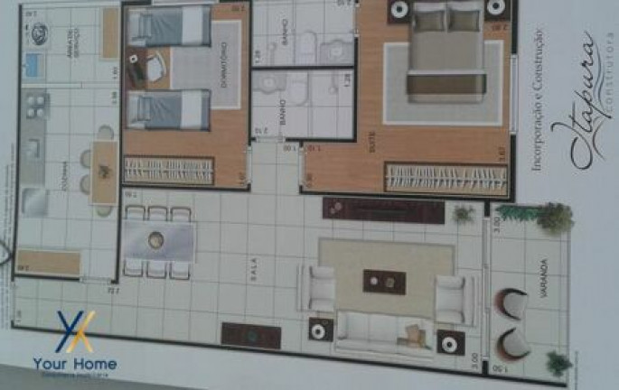 Imagem Apartamento com 2 Quartos à Venda, 80 m² em Vila Mathias  - Santos