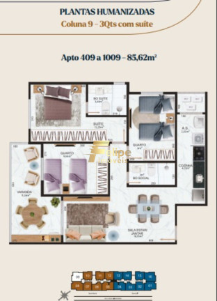 Imagem Imóvel com 2 Quartos à Venda, 64 m² em Jardim Camburi - Vitória
