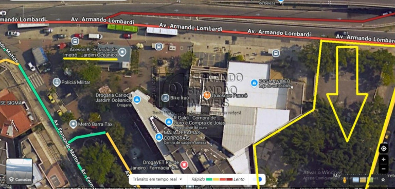 Imagem Terreno para Alugar, 1.850 m² em Barra Da Tijuca - Rio De Janeiro Imagem Terreno para Alugar, 1.850 m² em Barra Da Tijuca - Rio De Janeiro