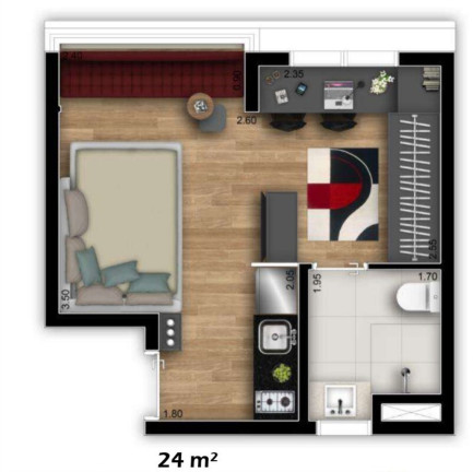 Imagem Imóvel com 1 Quarto à Venda, 24 m² em Vila Madalena - São Paulo Imagem Imóvel com 1 Quarto à Venda, 24 m² em Vila Madalena - São Paulo