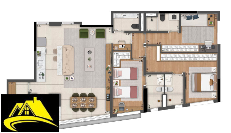 Imagem Apartamento com 3 Quartos à Venda, 121 m² em Moema - São Paulo Imagem Apartamento com 3 Quartos à Venda, 121 m² em Moema - São Paulo