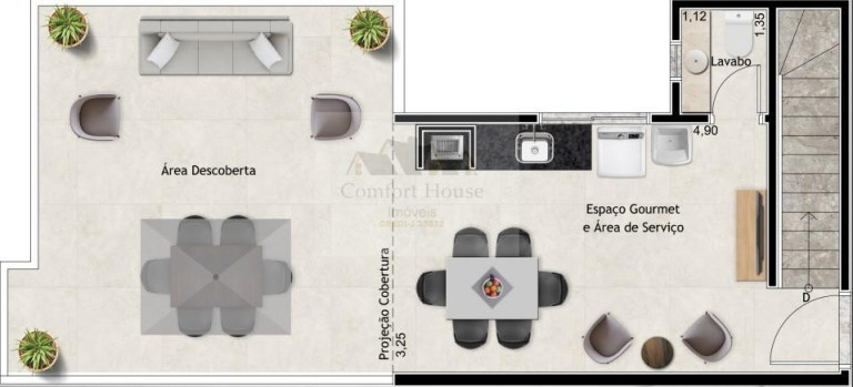 Imagem Cobertura com 2 Quartos à Venda, 100 m² em Vila Bastos - Santo André Imagem Cobertura com 2 Quartos à Venda, 100 m² em Vila Bastos - Santo André