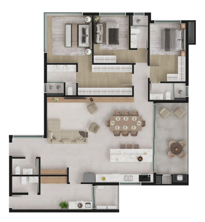 Imagem Apartamento com 3 Quartos à Venda, 187 m² em Cabral - Curitiba