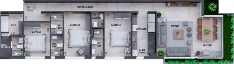 Imagem Apartamento com 2 Quartos à Venda, 168 m² em Cabo Branco - João Pessoa Imagem Apartamento com 2 Quartos à Venda, 168 m² em Cabo Branco - João Pessoa