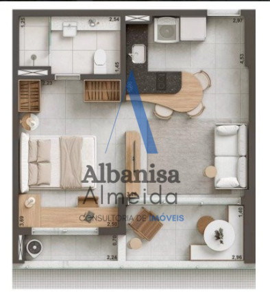 Imagem Apartamento com 1 Quarto à Venda, 28 m² em Aldeota - Fortaleza