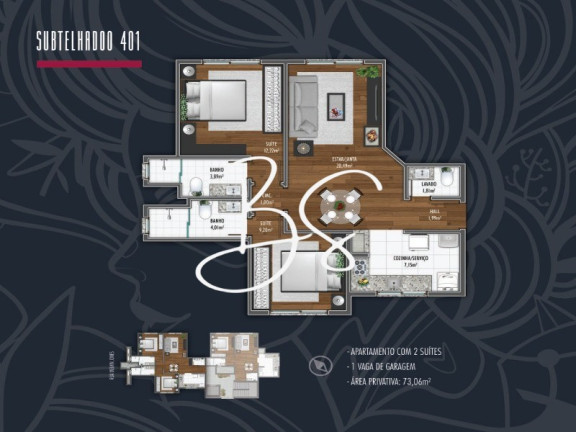 Imagem Apartamento com 1 Quarto à Venda, 93 m² em Centro - Canela Imagem Apartamento com 1 Quarto à Venda, 93 m² em Centro - Canela