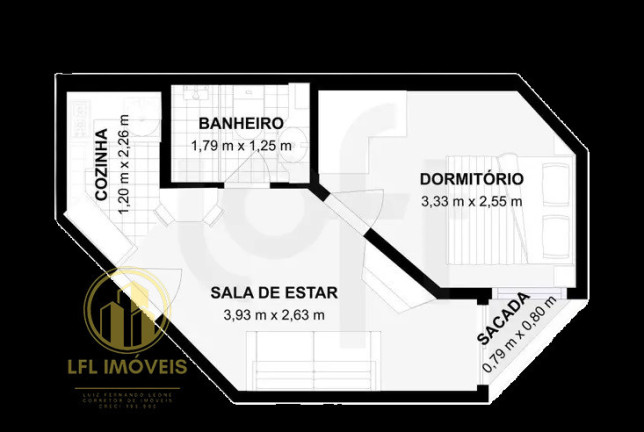 Imagem Imóvel com 1 Quarto à Venda, 25 m² em Bela Vista - São Paulo