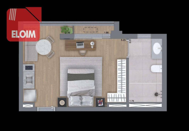 Imagem Studio com 1 Quarto à Venda, 31 m² em Bela Vista - São Paulo Imagem Studio com 1 Quarto à Venda, 31 m² em Bela Vista - São Paulo