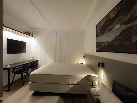 Imagem Apartamento com 1 Quarto para Alugar, 24 m² em Campo Belo - São Paulo