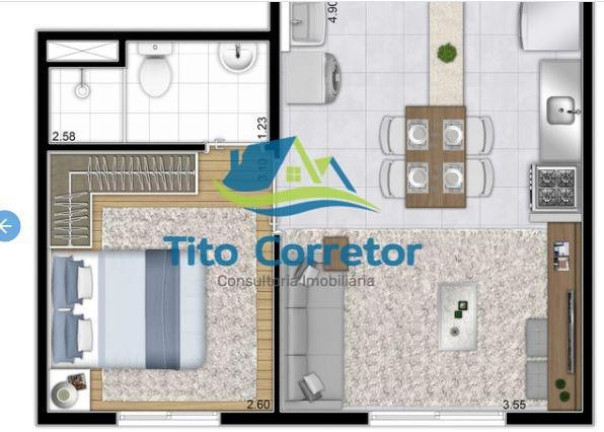 Imagem Apartamento com 1 Quarto à Venda, 26 m² em Jardim Itacolomi - São Paulo Imagem Apartamento com 1 Quarto à Venda, 26 m² em Jardim Itacolomi - São Paulo