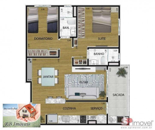 Imagem Apartamento com 2 Quartos à Venda, 55 m² em Baeta Neves - São Bernardo Do Campo Imagem Apartamento com 2 Quartos à Venda, 55 m² em Baeta Neves - São Bernardo Do Campo