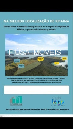 Imagem Terreno à Venda, 360 m² em Zona Rural - Rifaina Imagem Terreno à Venda, 360 m² em Zona Rural - Rifaina
