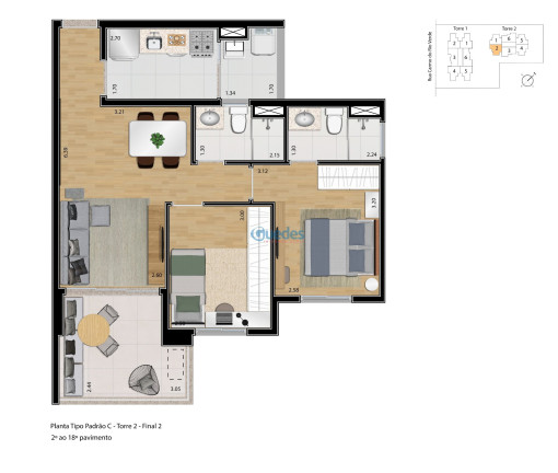 Imagem Apartamento com 3 Quartos à Venda, 81 m² em Jardim Caravelas - São Paulo Imagem Apartamento com 3 Quartos à Venda, 81 m² em Jardim Caravelas - São Paulo