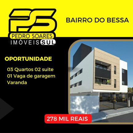 Apartamento com 3 Quartos à Venda, 63 m² em Bessa - João Pessoa