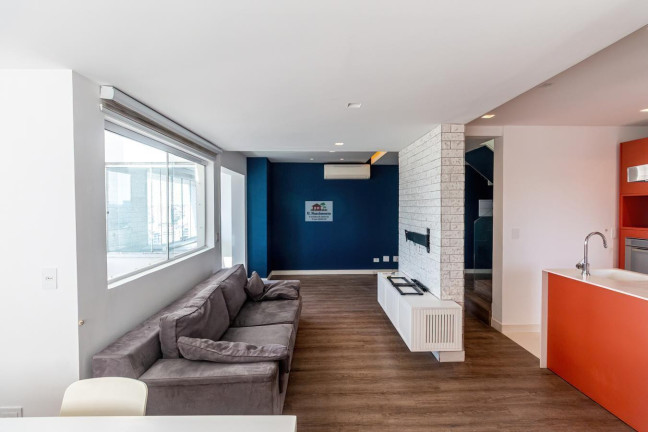 Imagem Apartamento com 1 Quarto para Alugar, 100 m² em Brooklin - São Paulo Imagem Apartamento com 1 Quarto para Alugar, 100 m² em Brooklin - São Paulo