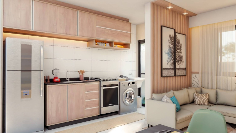 Imagem Apartamento com 2 Quartos à Venda, 40 m² em Loteamento Itaboa - Campo Largo