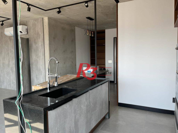 Imagem Apartamento com 1 Quarto para Alugar, 74 m² em Embaré - Santos Imagem Apartamento com 1 Quarto para Alugar, 74 m² em Embaré - Santos