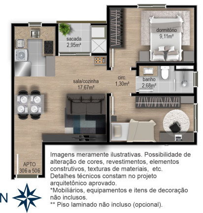 Imagem Apartamento com 2 Quartos à Venda, 48 m² em Cidade Nova - Caxias Do Sul Imagem Apartamento com 2 Quartos à Venda, 48 m² em Cidade Nova - Caxias Do Sul