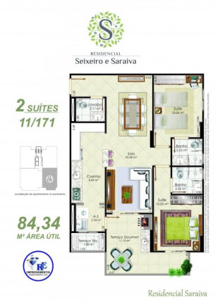 Imagem Apartamento com 1 Quarto à Venda, 53 m² em Aviação - Praia Grande
