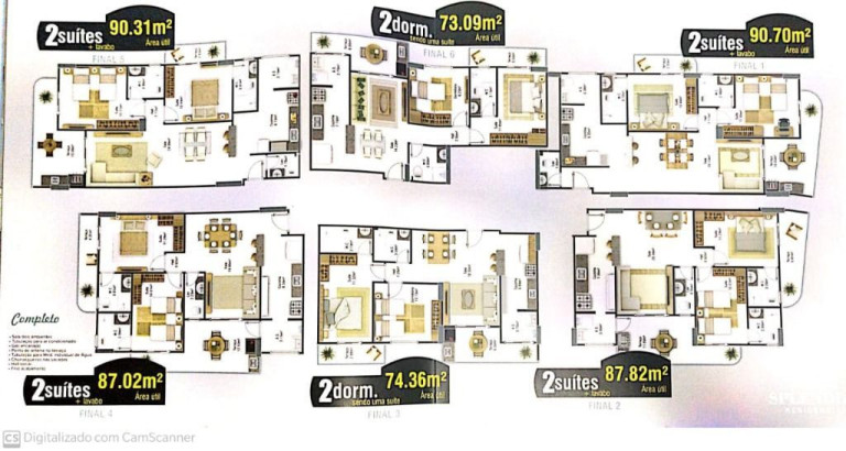 Imagem Apartamento com 2 Quartos à Venda, 91 m² em Aviação - Praia Grande