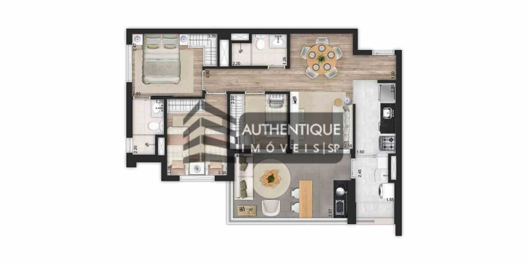Imagem Apartamento com 2 Quartos à Venda, 141 m² em Butantã - São Paulo