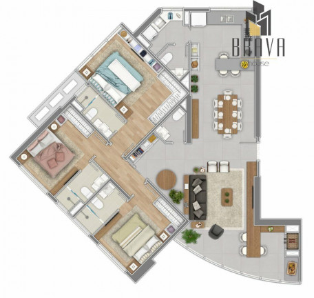 Imagem Apartamento com 3 Quartos à Venda, 138 m² em Centro - Balneário Camboriú