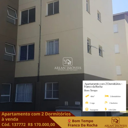 Imagem Apartamento com 2 Quartos à Venda, 48 m² em Bom Tempo - Franco Da Rocha Imagem Apartamento com 2 Quartos à Venda, 48 m² em Bom Tempo - Franco Da Rocha