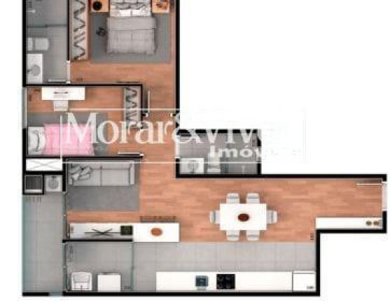 Imagem Apartamento com 3 Quartos à Venda, 66 m² em Santa Cândida - Curitiba Imagem Apartamento com 3 Quartos à Venda, 66 m² em Santa Cândida - Curitiba