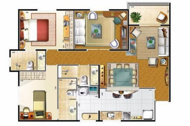 Imagem Apartamento com 3 Quartos à Venda, 78 m² em Vila Andrade - São Paulo Imagem Apartamento com 3 Quartos à Venda, 78 m² em Vila Andrade - São Paulo