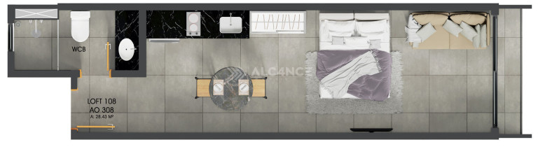 Imagem Flat com 1 Quarto à Venda, 24 m² em Intermares - Cabedelo Imagem Flat com 1 Quarto à Venda, 24 m² em Intermares - Cabedelo