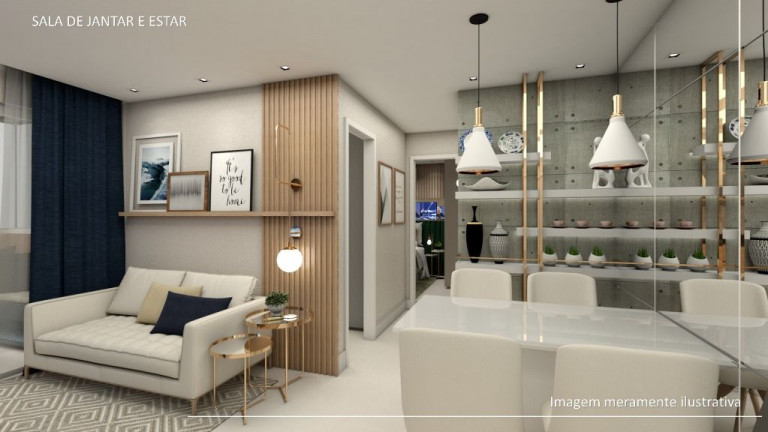 Apartamento com 2 Quartos à Venda, 53 m² em Engenheiro Luciano Cavalcante - Fortaleza