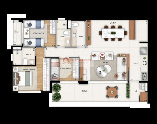 Imagem Apartamento com 2 Quartos à Venda, 75 m² em Parque Imperial - São Paulo Imagem Apartamento com 2 Quartos à Venda, 75 m² em Parque Imperial - São Paulo